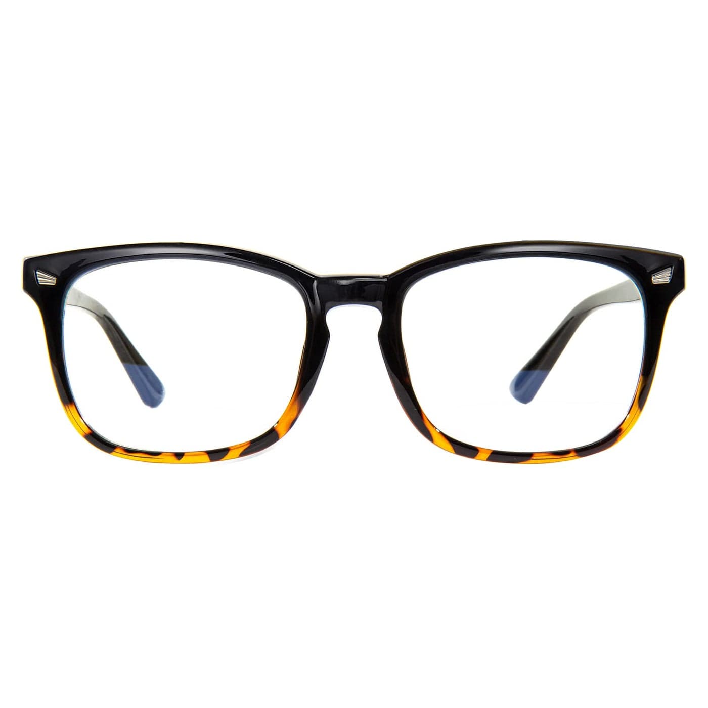 MAXJULI Blue Light Blocking GlassesComputer ReadingGamingTVPhones Glasses for Women MenBlackLeopard