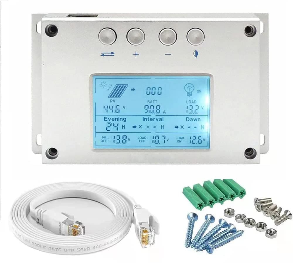 OOYCYOO MPPT 30A 40A 60A 80A 100A solar charge controller display highdefinition LCD numerical control display multifunction button display communication interface solar charge controller display