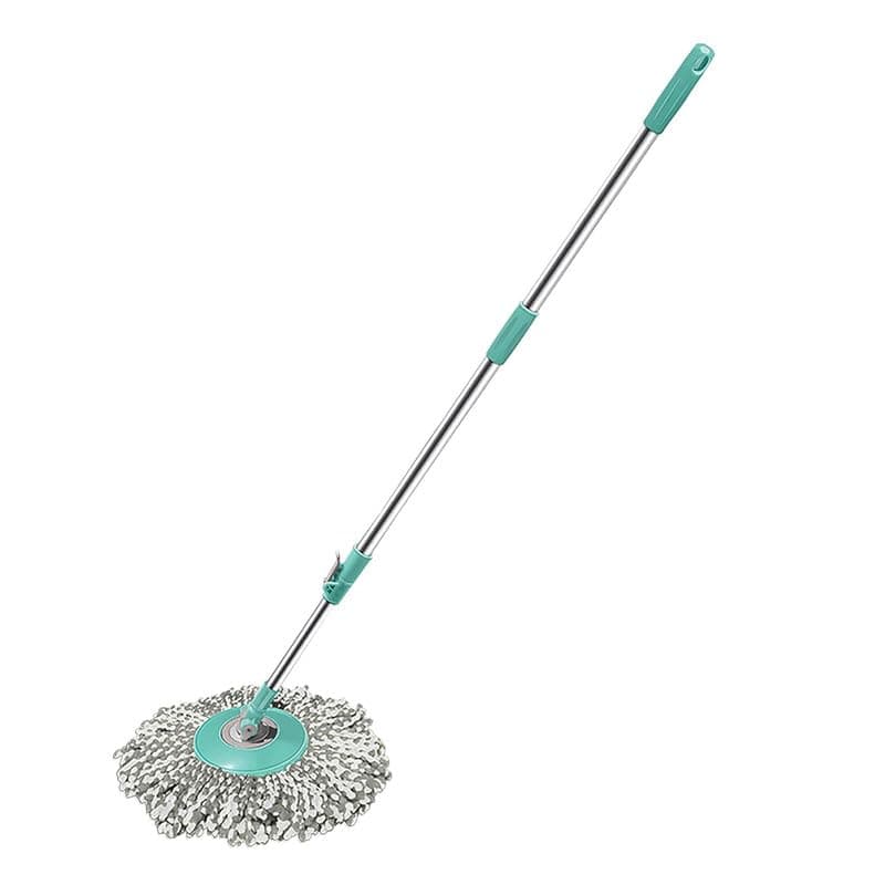KUCHYNE Spin Mop Spares Set Handle with Microfibers Refill Multicolor