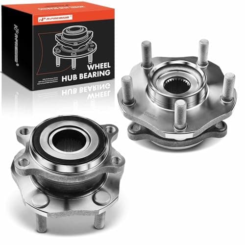 A-Premium 2 x Front Wheel Bearing and Hub Assembly with 5-Lug Compatible with Nissan Rogue 2014-2023, Rogue Sport 2017-2022, Qashqai 2017-2018
