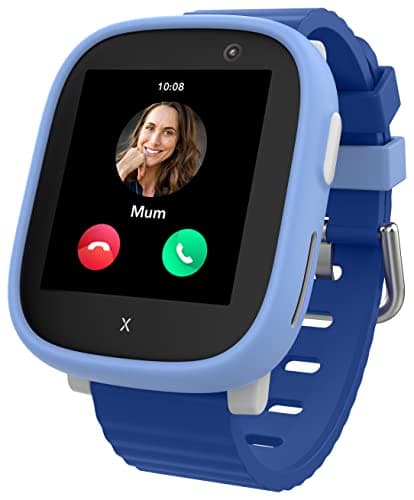 XPLORA X6 Play Watch Phone for Children 4G Calls Messages Kids School Mode SOS Function GPS Location Camera and Pedometer Subscription Required Blue