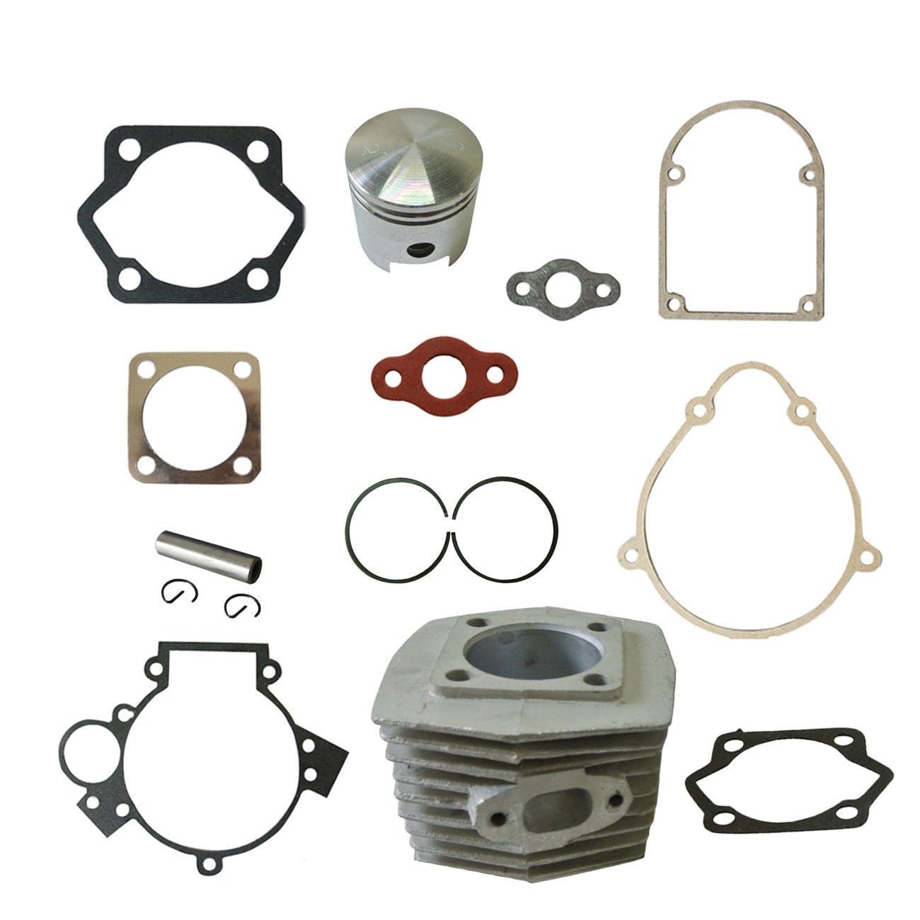Sthus CylinderPistonPin Clips WristGasket Set Fit 80cc Motorized Bicycle Bike Motor