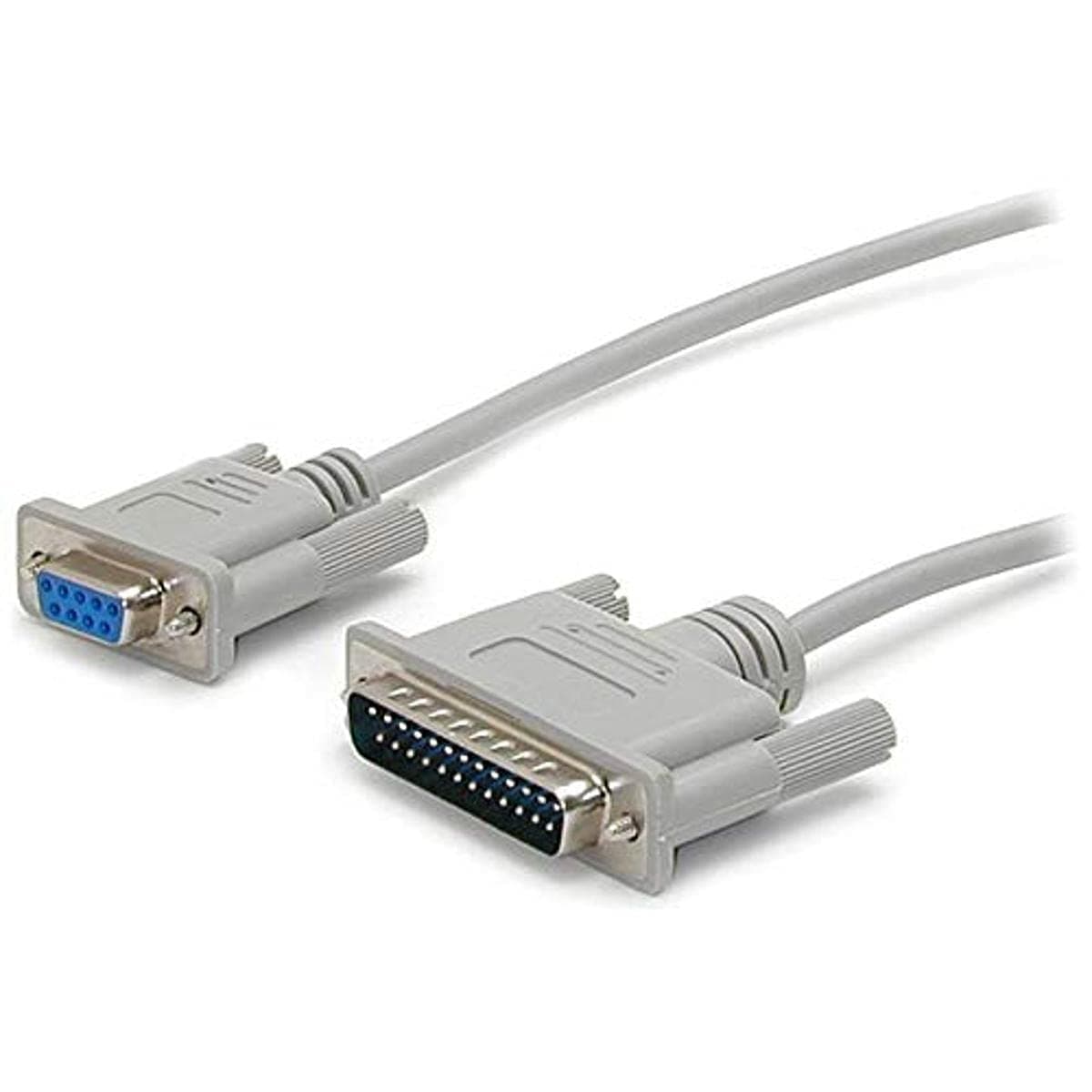 StarTechcom 10 ft Cross Wired DB9 to DB25 Serial Null Modem Cable FM Null Modem Cable DB9 F to DB25 M 10 ft SCNM925FM