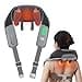 CILI Cordless Neck Massager with Heat 4D Shiatsu Shoulder Back Deep Tissue Neck Back Massager Pillow Wider Massage Head More Heating Area Gift for Dad Mom