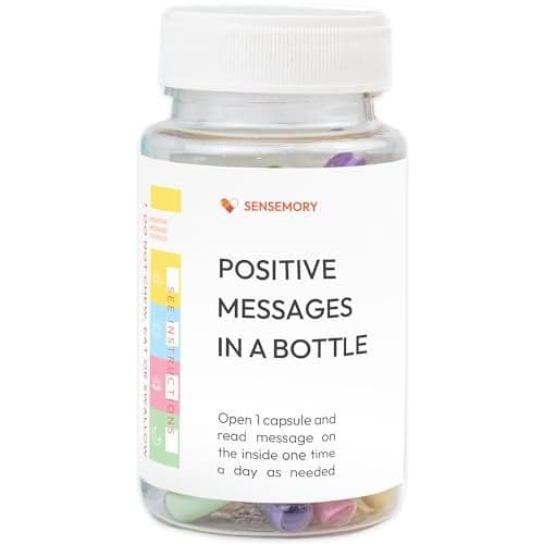 50+ Positive Messages in a Bottle, Affirmations Card, Self Care Gifts for Women, Back To School Gift For Teachers, Gifts for Women Birthday Unique, Best Friend Gift
