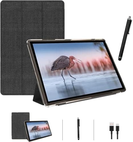 10 Inch Tablet Android 15 Tablets With Case Stylus 8GB RAM 32GB ROM Support 1TB Expand 6000mah Battery 10 IN Android Tableta Dual Camera WiFi6 Bluetooth 101 Android Tablet With Protective Cover