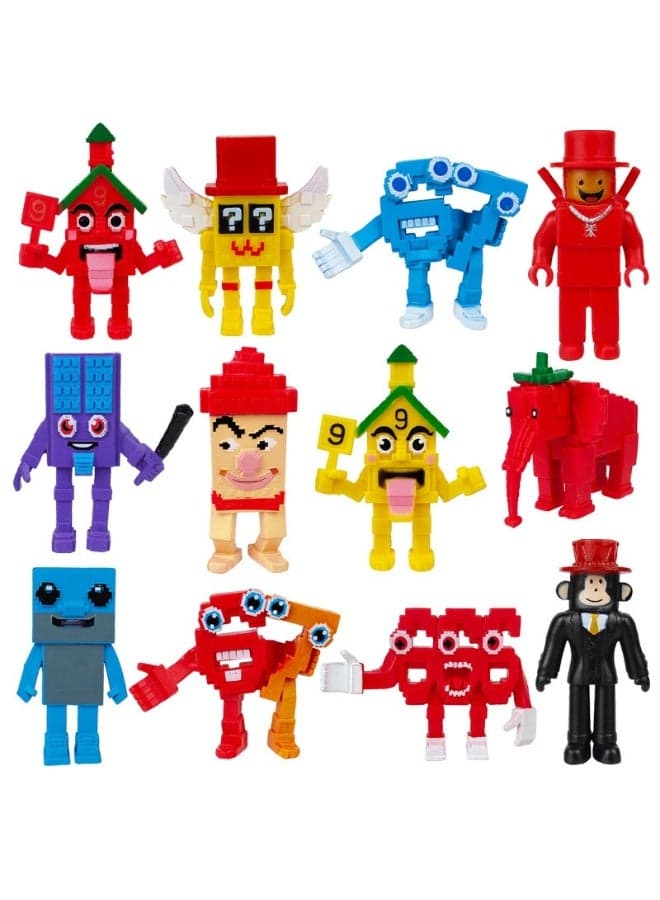 12 Pcs Steal a Brainrot Toys Action Figure Set, Large Size Steal a Brainrots Toy Figures, Collectible Brain-Rot Toy Gift for Fans (Multicolor C)
