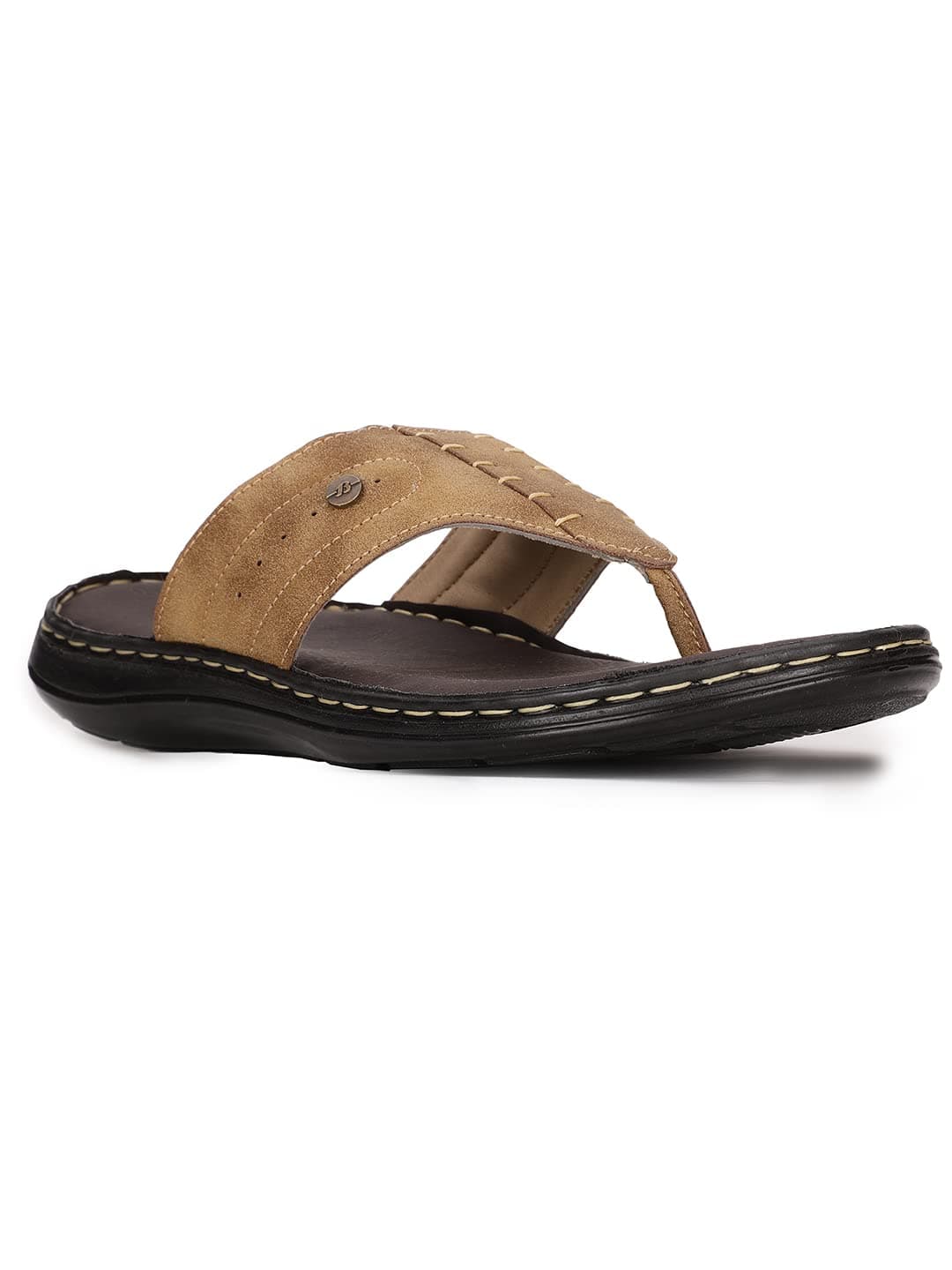 Bata Men Terrance Cushion Brown Sandals, 11 Uk