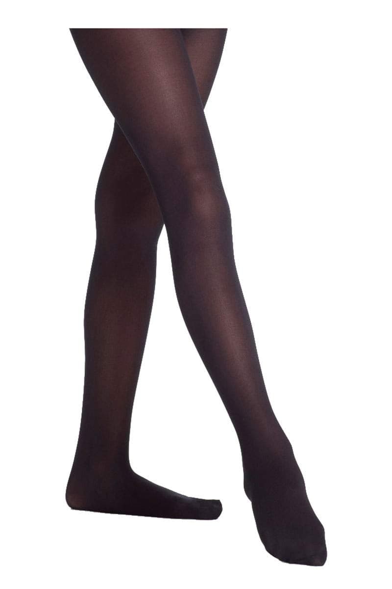 Danskin Big Girls' Student Footed Tight, Black, M (8/10)