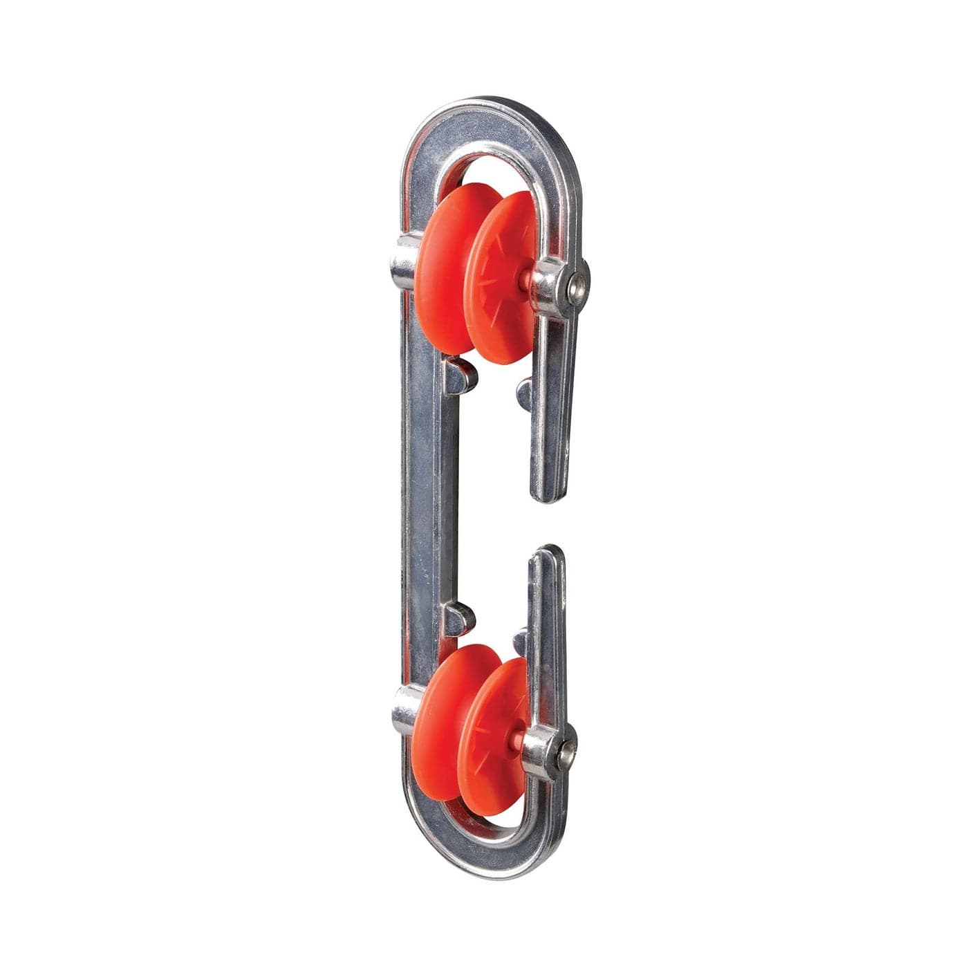 Household Essentials Metal Clothesline Spreader Prevents Tangling and Twisting Clotheslines RustResistant Silver and Red