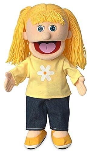 14 Katie Peach Girl Hand Puppet