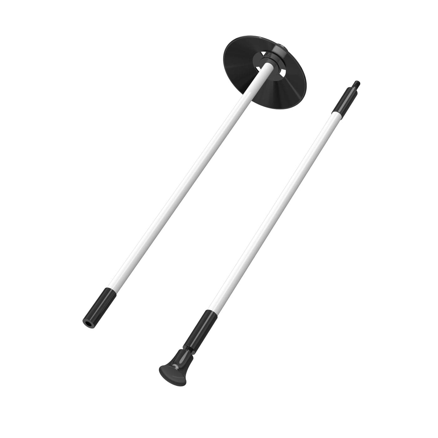 KINGTOP Golf Flagstick Mini, Practice Putting Green Flag Stick for Yard, Pole | Pin | Flagpole, Portable 2-Section Design, 3 Foot, 1-Pack, White