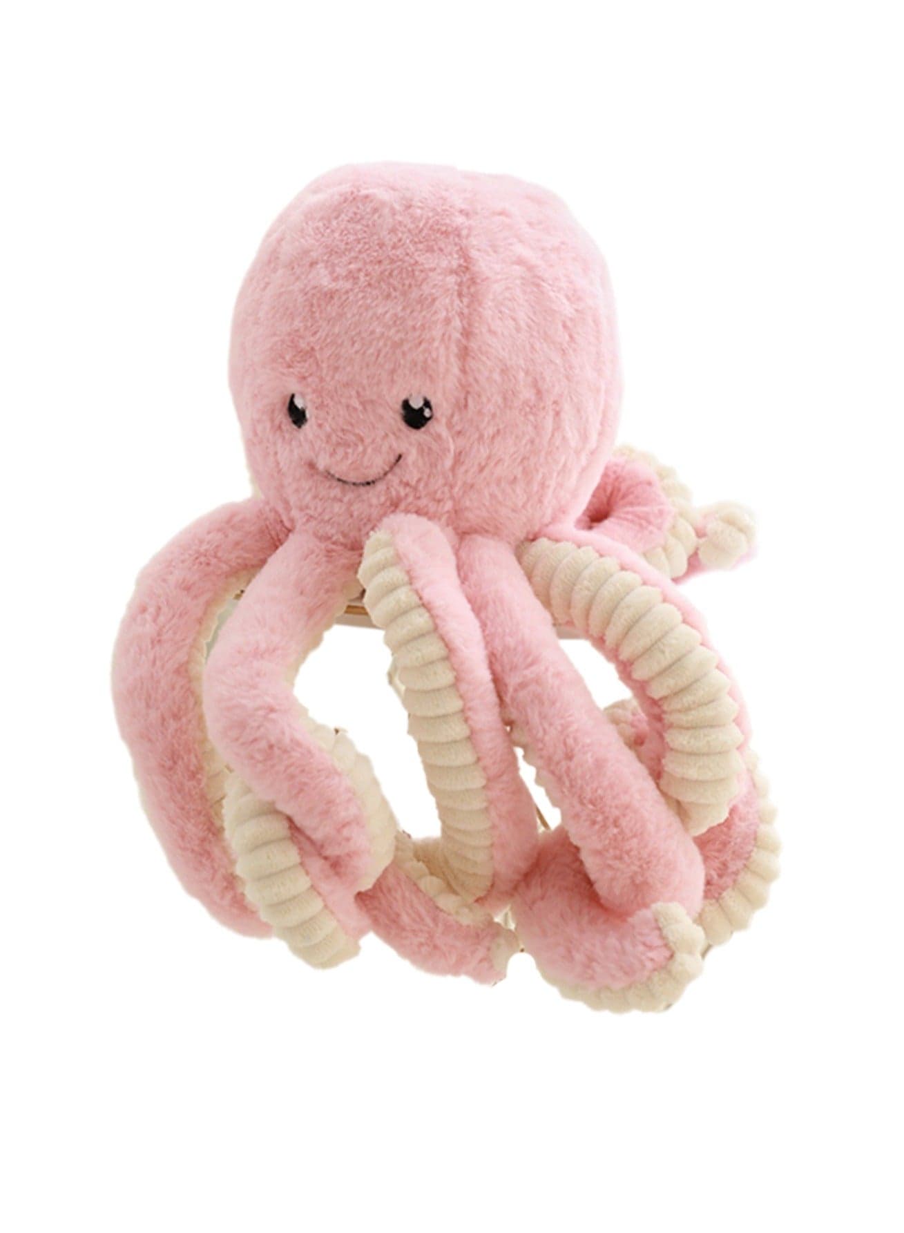 40 CM Cute Octopus Plush Toy Soft Stuffed Marine Animals Doll For Girls And Boys All Ages Gift (Pink)