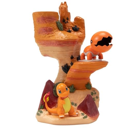 Pokmon Desert Rocks Environment 6Inch MultiLevel Display Set with Two 2inch Battle Figures