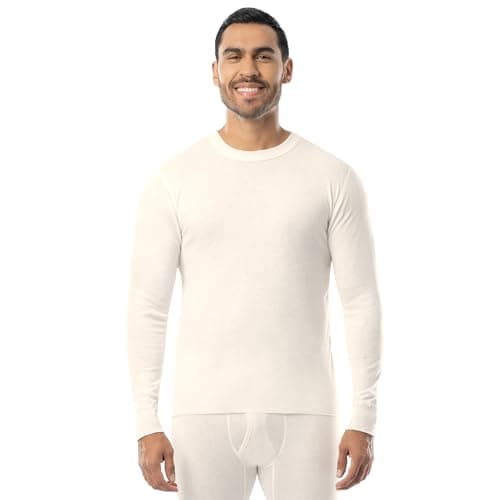 ColdPruf Basic Dual-Layer Crewneck Base Layer, Thermal Long-Sleeve, Men