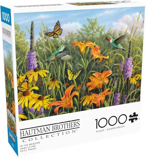 Buffalo Games Hautman Brothers in The Meadow 1000 Piece Jigsaw Puzzle for Adults Challenging Puzzle Perfect for Game Nights Finished Size is 2675 x 1975 PrecisionCut Pieces