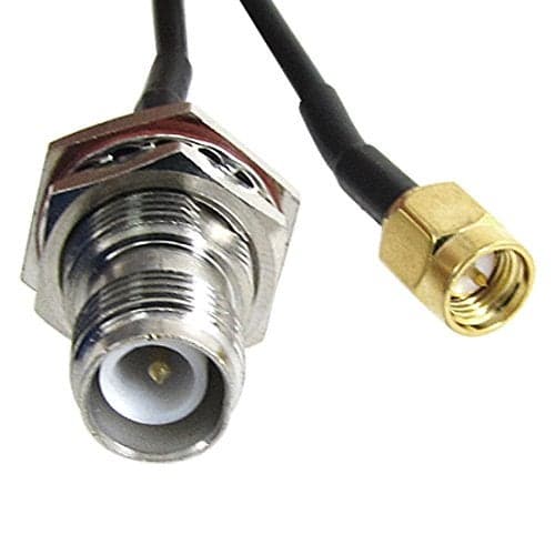 uxcell SMA Male To RP-TNC Female Adapter Connector RF Coaxial Pigtail Cable 13 Inch