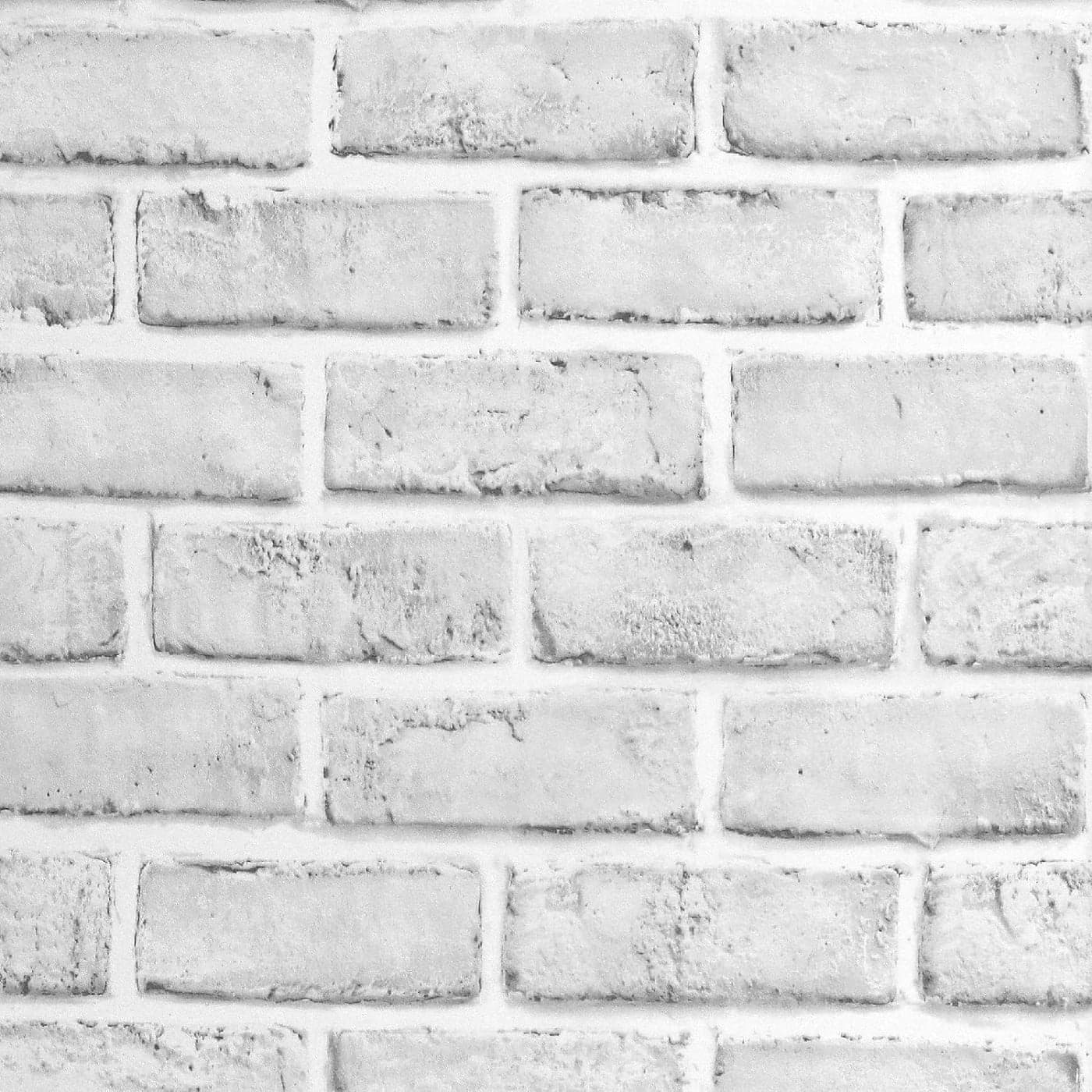 practicalWs 1752362 WhiteGray Brick Pattern Wallpaper SelfAdhesive 3D Effect Wall Paper Peel and Stick Removable Vinyl Film for Home Decoration Cover Furniture Christmas Wall Decoration