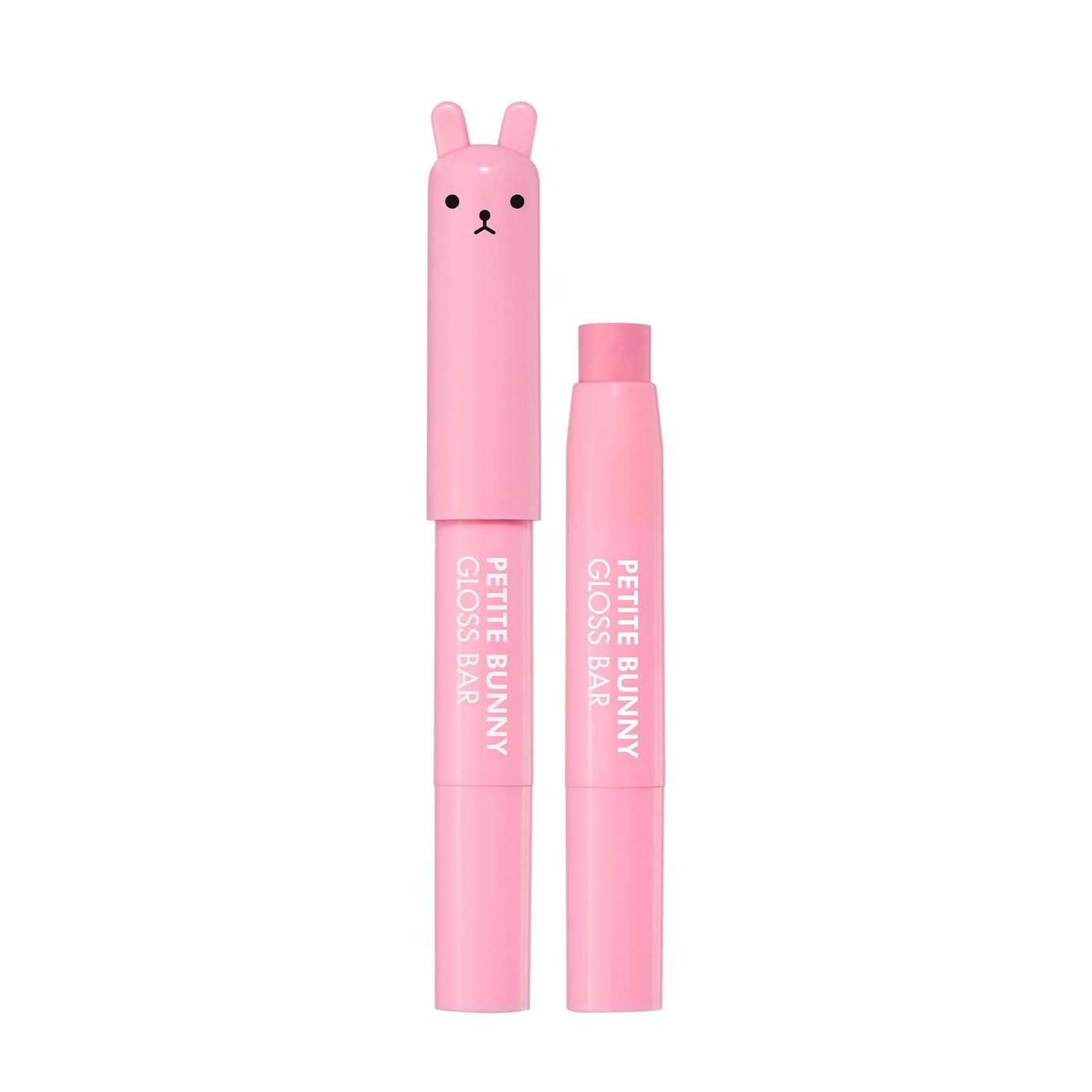 TONYMOLY Petit Bunny Lip Gloss for Women Easter Basket Stuffer Long Lasting Lip Crayon Korean Lip Gloss Vitamin E Enriched Soften Moisturize Lips Juicy Strawberry