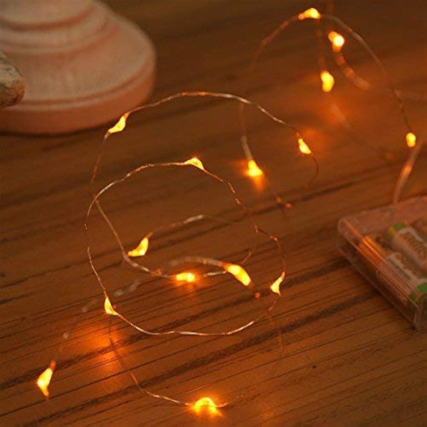 XINKAITE Waterproof LED Fairy String Lights Starry DIY Decoration for Indoor Outdoor Parties Christmas Holidays 10FT3Meters Orange