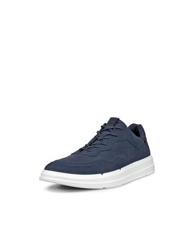 ECCO Men's Day Lace Up Sneaker, Marine Nubuck, 10-10.5