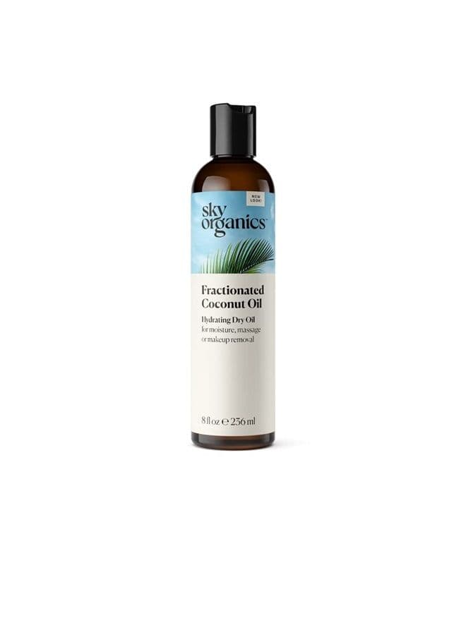 Fractionated Coconut Oil for Body & Face, 100% Pure to Condition, Soften & Smooth, 8 fl. Oz