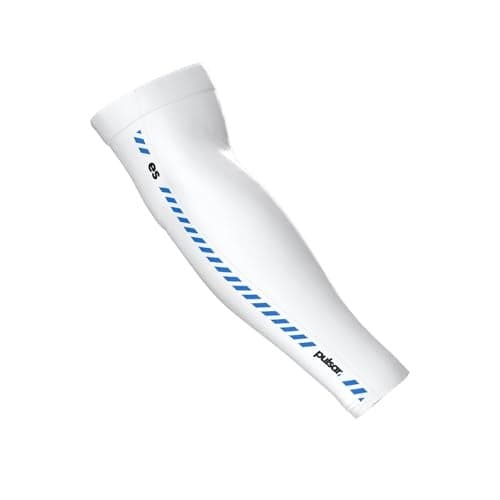 PULSAR eS Gaming Arm Sleeve for Esports Gaming Compression Sleeve, Arm Long XL White