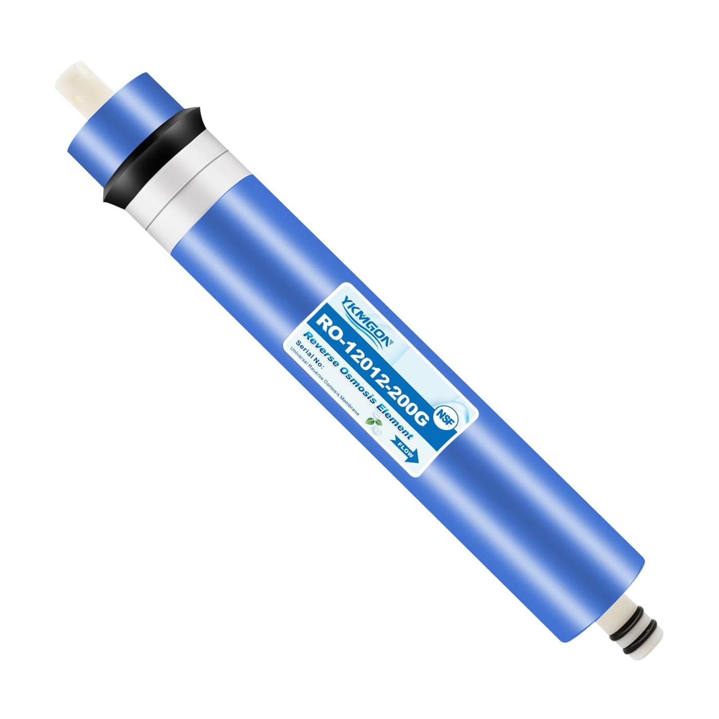 YKMGON 2012200 GPD Universal Reverse Osmosis RO Membrane Element12x2 Replacement Water Filterfor Under Sink Home Drinking RO Water Purifier System