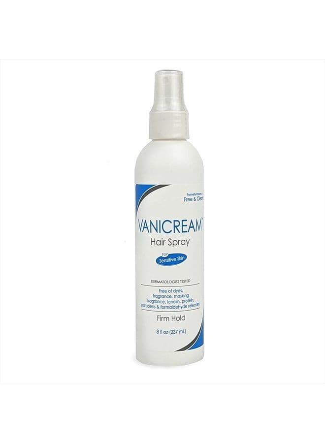 Firm Hold Hairspray, Fragrance and Gluten Free, For Sensitive Skin, 8 Ounce, Packaging May Vary