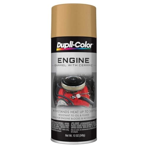 Dupli-Color DE1638 Engine Enamel Spray Paint with Ceramic - Cummins Beige - 12 oz Aerosol Can