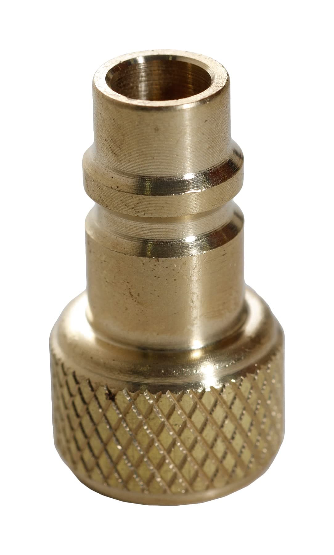Robinair 16301 Low Side Tank Adapter - 1/2 Acme Female X Low Side R-134A Male Coupler, Gold