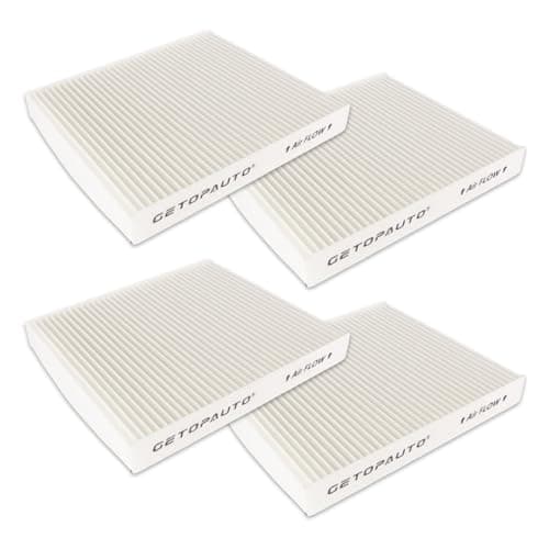 GETOPAUTO PA30093 cabin air filter Compatible with Kenworth T680 T880 Peterbilt 567 579 Replace X1987001 PA30093 PA4405 CAF1815Pset of 4
