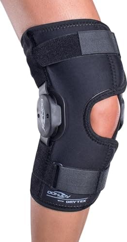 DonJoy Deluxe Hinged Knee Wraparound - Open Popliteal - Small
