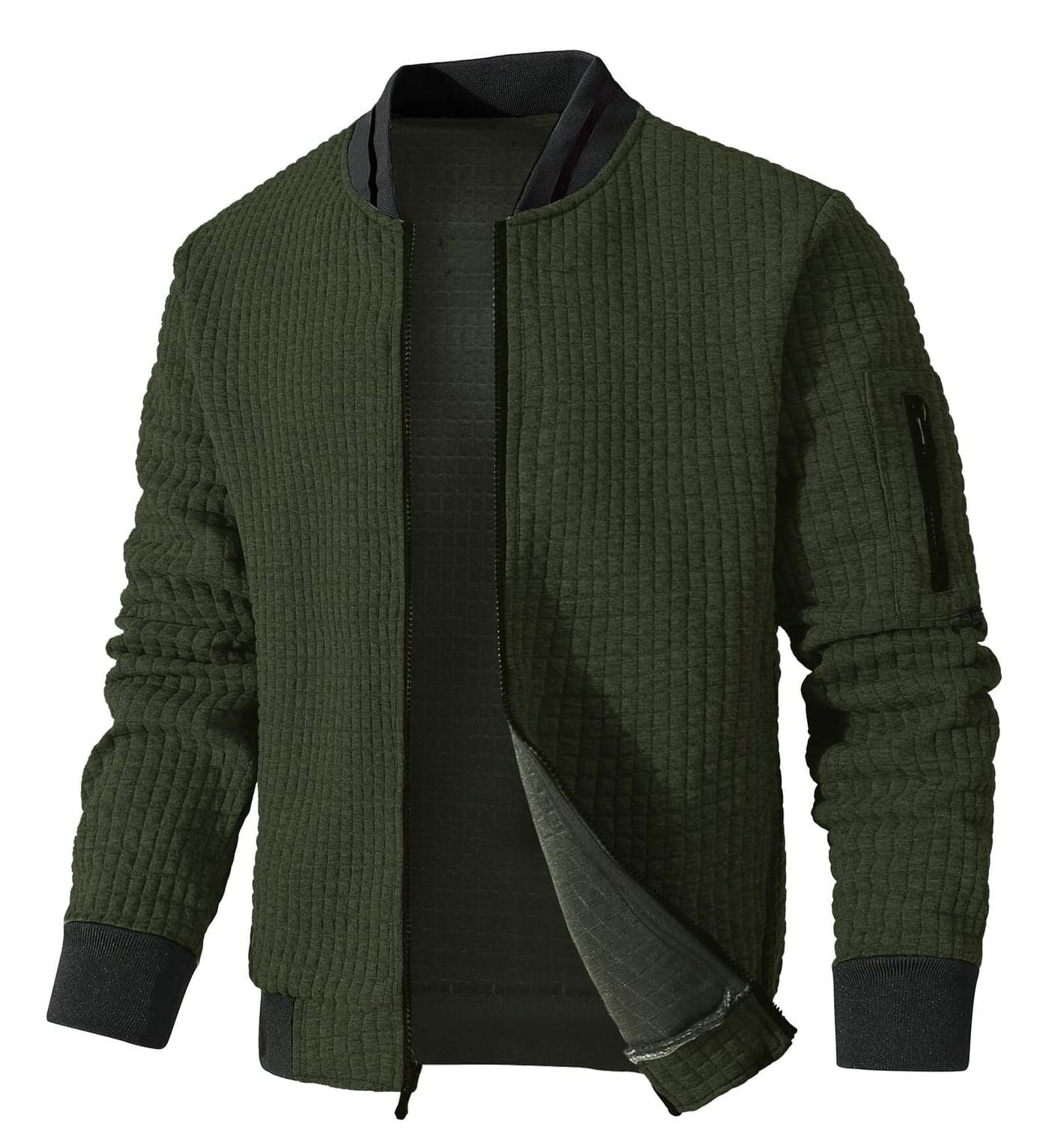 SAVKOOV Mens Lightweight Jacket Casual Bomber Jacket Varsity Coat