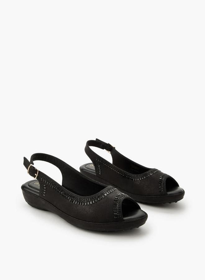 Women Embellished Peep Toe Sandals — 41
