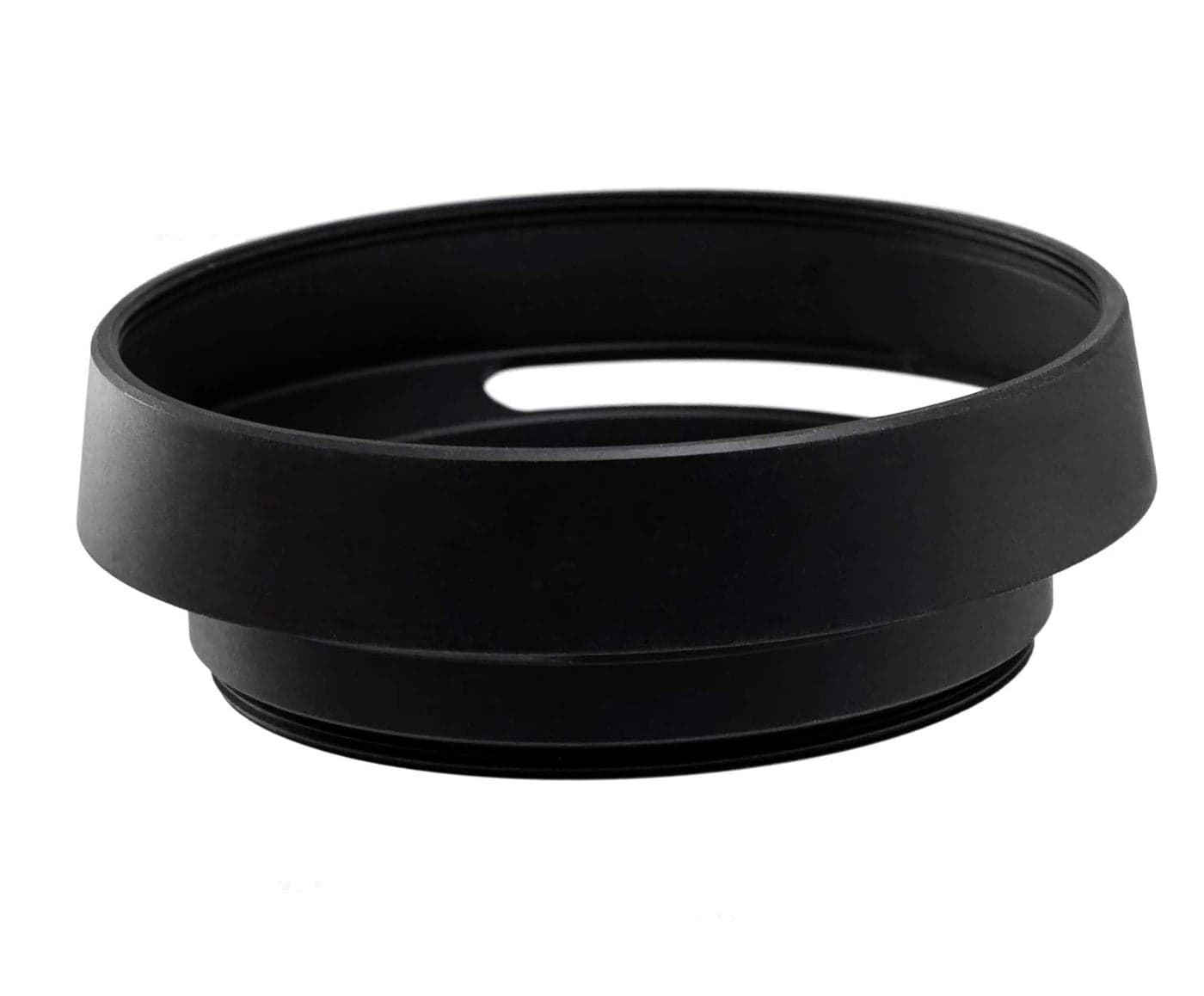 Fotasy Metal Curved Lens Hood - 52mm Vented Hood for Fuji, Leica, Olympus, Panasonic, Sony Lenses