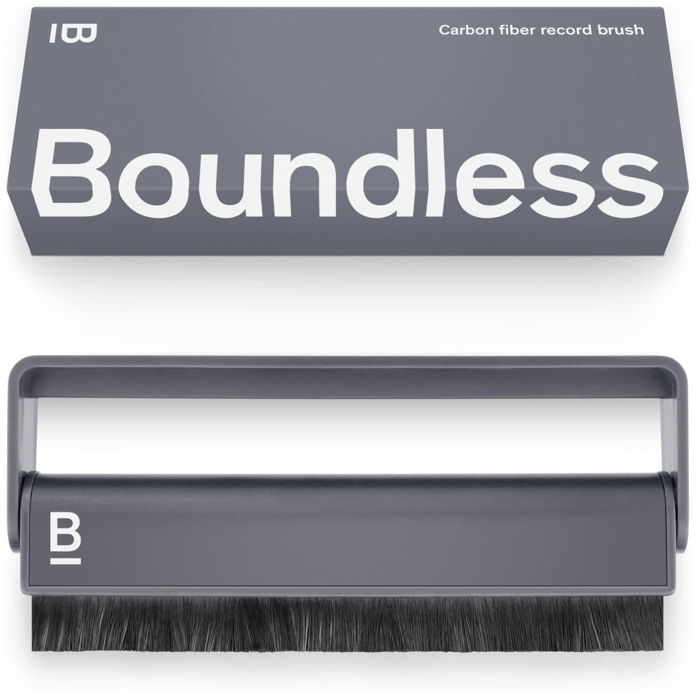 Boundless Audio Record Cleaner Brush Carbon Fiber AntiStatic Vinyl Brush Record Player Accessories for Vinyl Cleaning