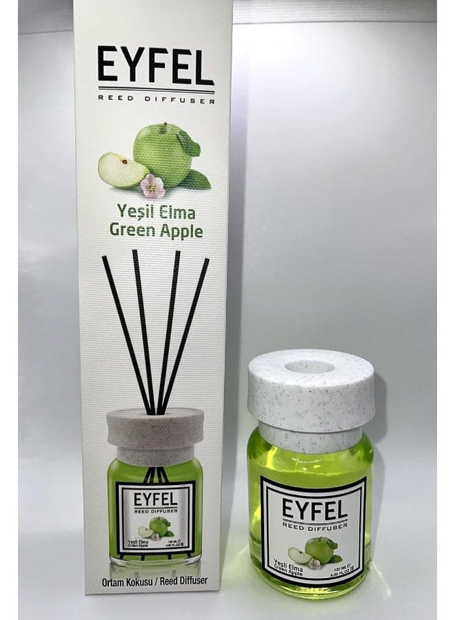 EYFEL REED DIFFUSER- GREEN APPLE 120ML