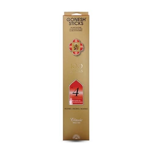 Gonesh - Classic Collection - Non-Toxic 10” Slow Burn Fruit & Floral Aromatic Sticks - No. 4-100 Pack