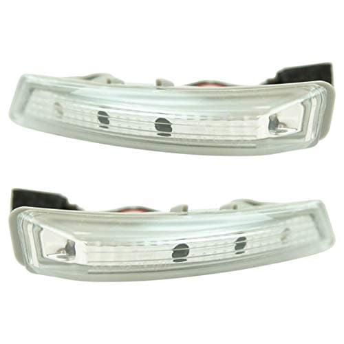 WFLNHB LH and RH Mirror Turn Signal Lamps Set Replacement for Town & Country 2008-2015 68052078AA 68052079AA 924-296 924-297