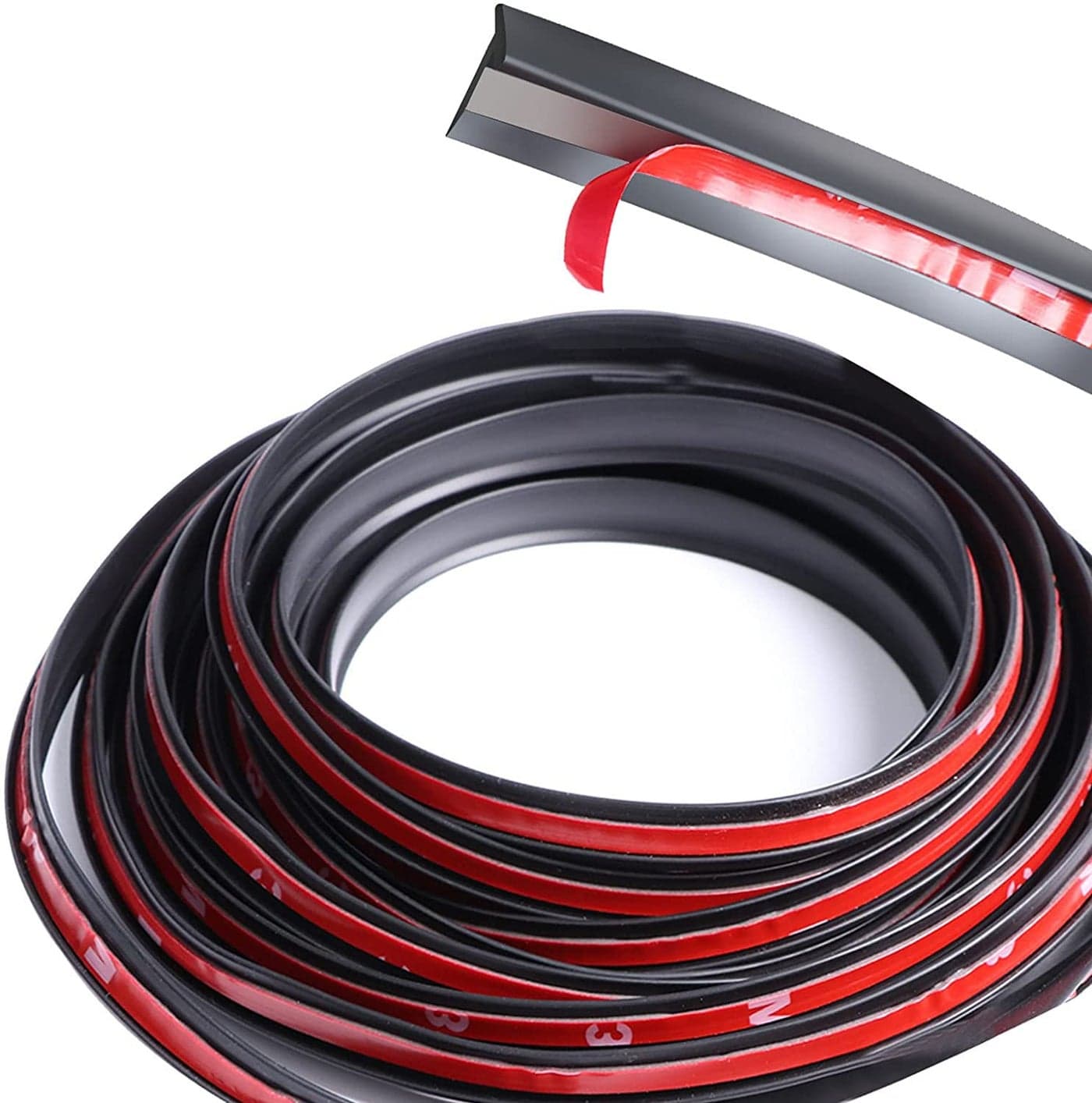 164FT 5M TShape Rubber Seal Strip Weatherstrip Universal Self Adhesive Auto Weather Draft for Car Windshield Edge Moulding Sealing Soundproof TType Protector Trim 10 8mm