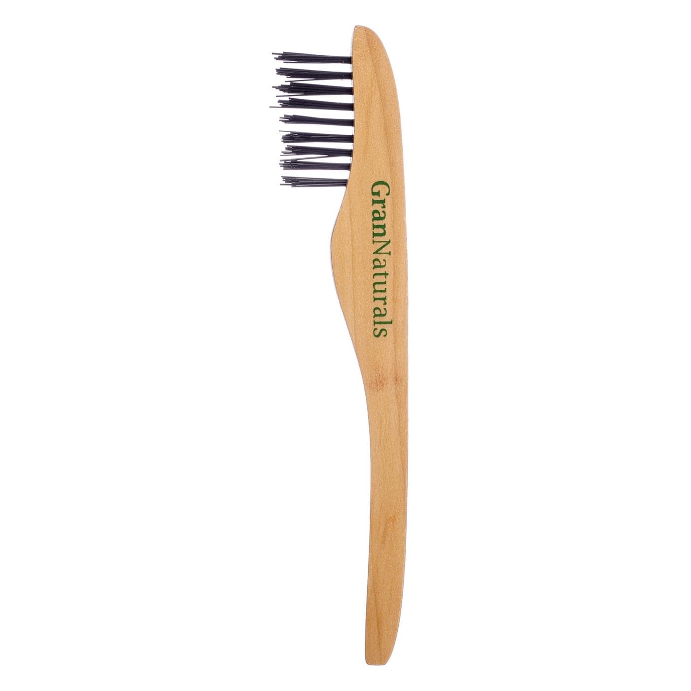 GranNaturals Hair Brush Cleaner Comb Cleaning Tool Dirt Remover with Natural Beech Wood Handle Hard Nylon Bristles Bristles Tool for Removing Lint Dust Tangled Strands Light Small