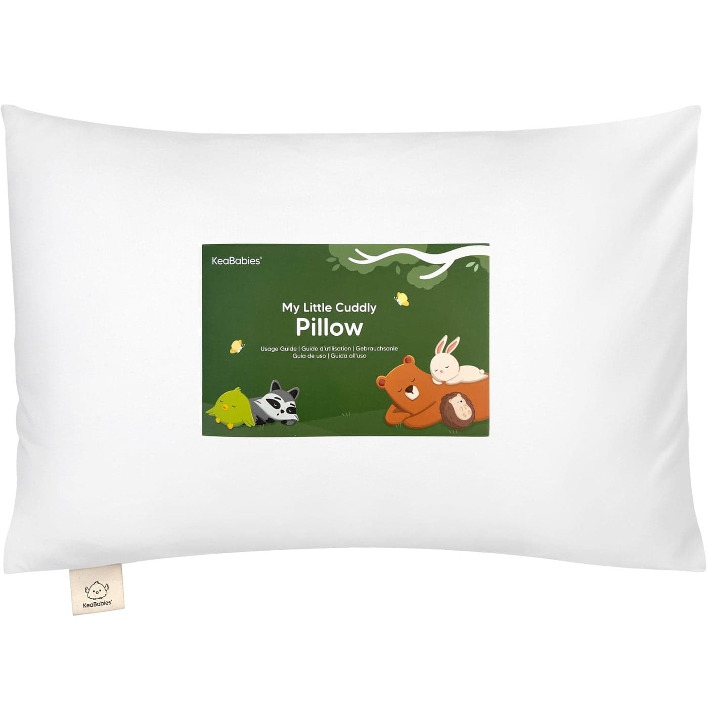 Toddler Pillow with Pillowcase 13x18 My Little Cuddly Pillow Viscose Derived From Bamboo Nursery Toddler Pillows for SleepingKids PillowSmall Travel PillowsMini Toddler Bed Pillow Soft White