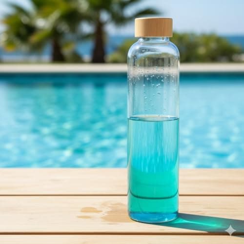 The Better Home Borosilicate Glass Water Bottle with Sleeve (750ml) | Non Slip Silicon Sleeve & Bamboo Lid | Fridge Water Bottles for Men, Women (BabyGreen)