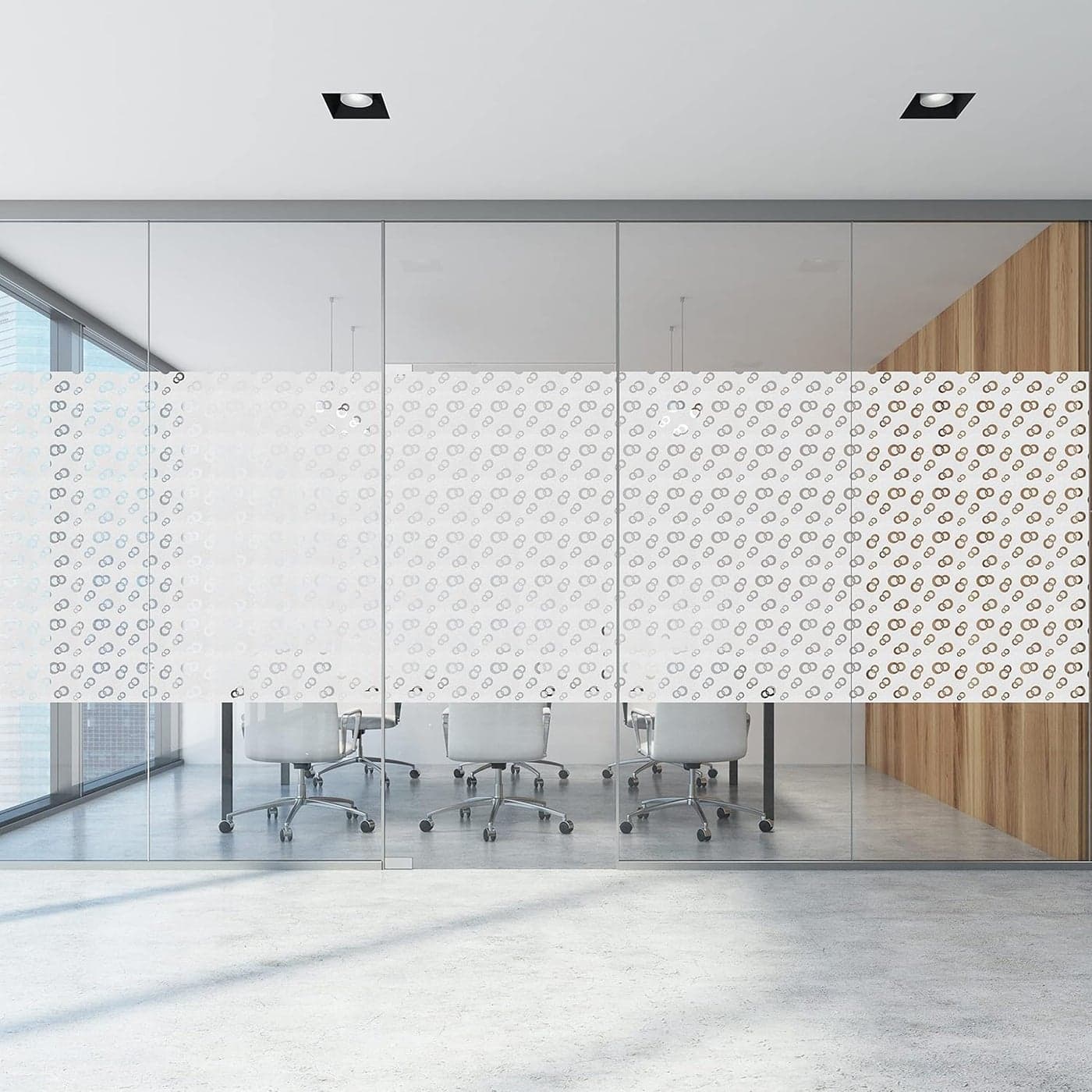 Asian Paints EzyCR8Window Frosted Glass Film Premium Circle DesignMultisurface Self Adhesive Privacy Glass Film for WindowsGlass DoorBathroomOffice40 200 cm