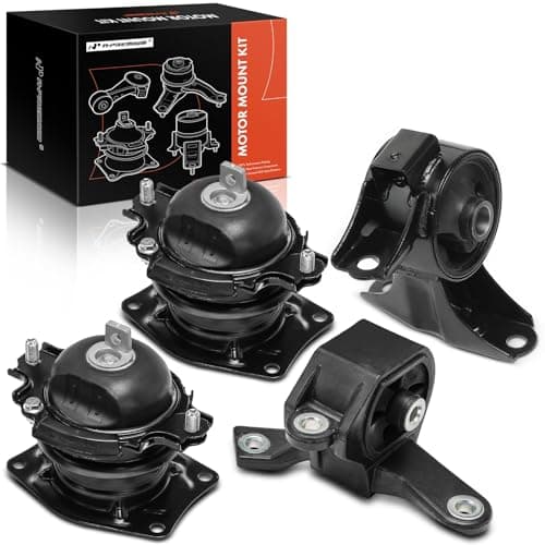 A-Premium 4PCS Engine Motor Mount and Transmission Mount Set Compatible with Honda Pilot 2009-2015 V6 3.5L, Hydraulic, Replace # 50830SZAA01, 50820SHJA03