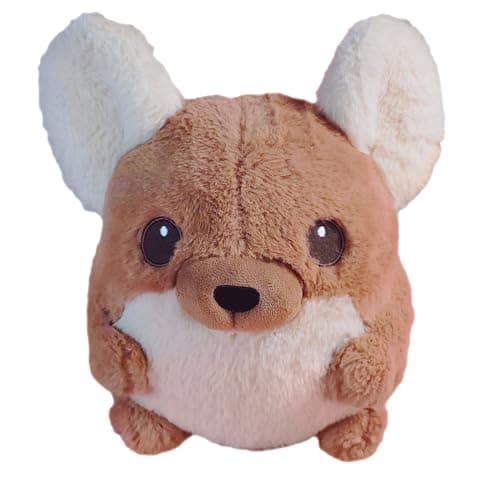Borbs Jumbo Breb Chinchilla Luxuriously Soft SensoryFriendly Stuffed Animal Desk Plushie