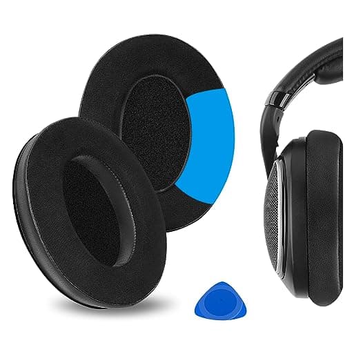 Geekria Sport CoolingGel Replacement Ear Pads for Sennheiser HD505 HD515 HD555 HD518 HD558 HD559 HD569 HD579 HD589 Headphones Ear Cushions Repair Parts Black