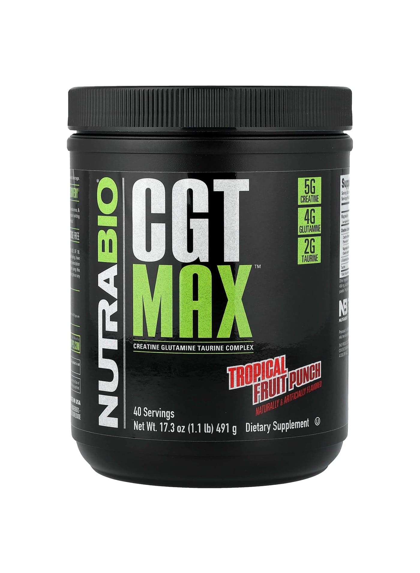 CGT MAX™, Tropical Fruit Punch, 1.1 lb (491 g)