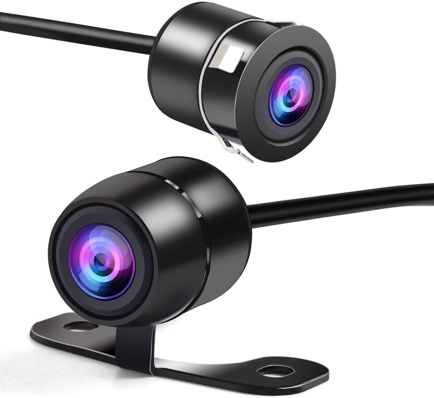 NOAUKA Waterproof IP68 Backup Reverse Camera with Night Vision and Dual Installation Options